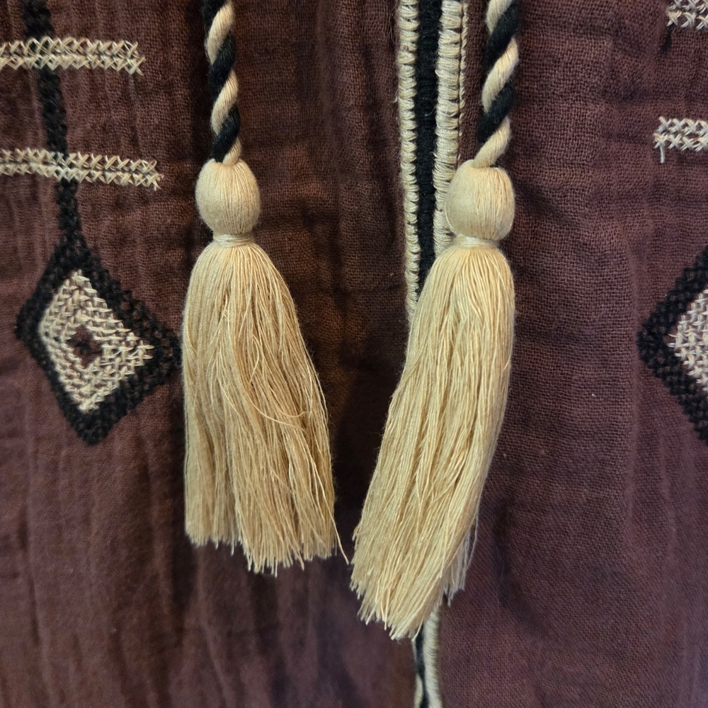 Uncle Frank Plum Textured Dress - Picture 3 of 10